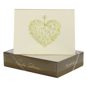 All Roses Heart Blank Card