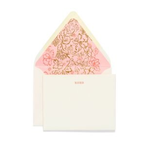 XOXO | Fancy Pants Letterpress Flat Notecards